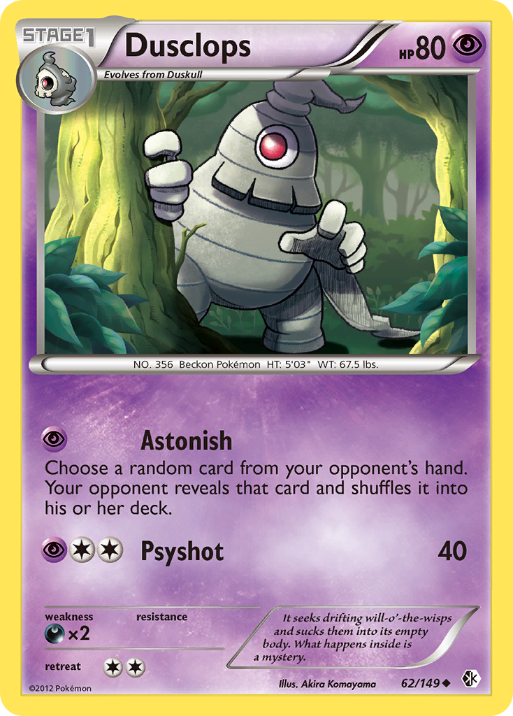 Dusclops (62/149) - Boundaries Crossed Pokémon Card