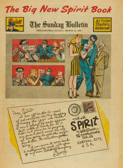 Spirit Section #3/23/1947 Comic