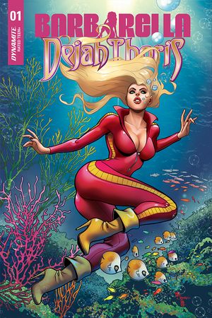 Barbarella/Dejah Thoris #1 (10 Copy Sanapo Barbarella Cover)