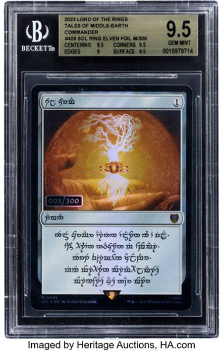 Sol Ring (Elven) (The Lord of the Rings - Serialized)