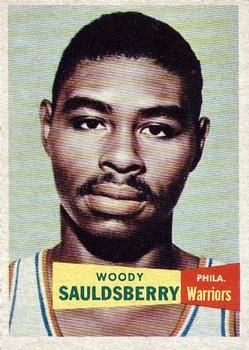 Woody Sauldsberry 1957 Topps #34 Sports Card