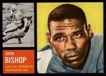 Don Bishop 1962 Topps #46 Sports Card