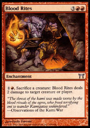 Blood Rites (Champions of Kamigawa) Trading Card