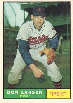 Don Larsen 1960 Topps Baseball Card #353 (Kansas City Athletics)