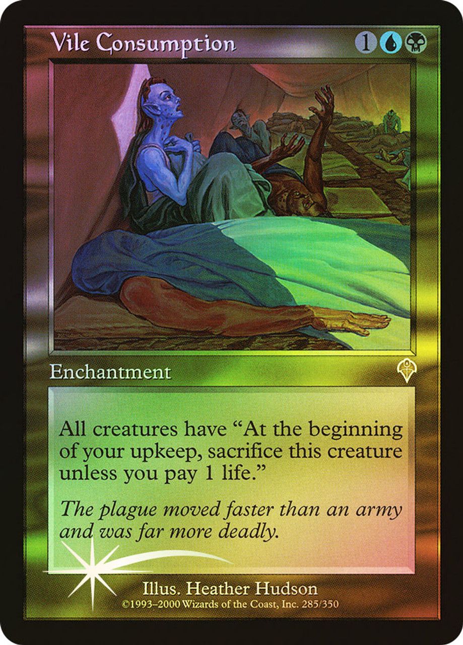 Vile Consumption (Invasion - Foil) Trading Card