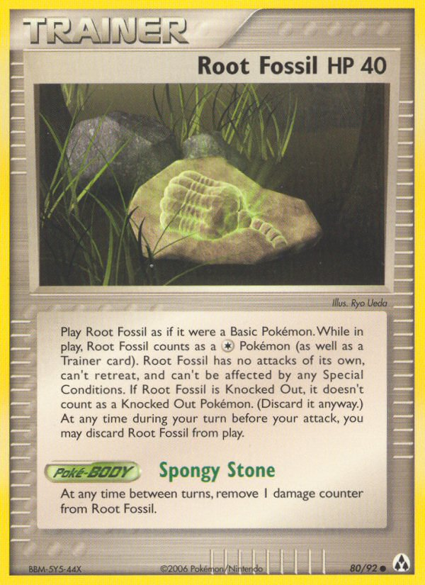 Root Fossil (Trainer: Item) (80/92) - Legend Maker Pokémon Card