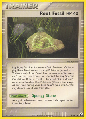 Root Fossil (Trainer: Item) (80/92) - Legend Maker