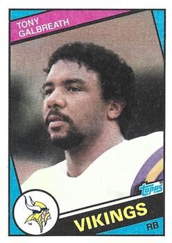 Tony Galbreath 1984 Topps #292 Sports Card