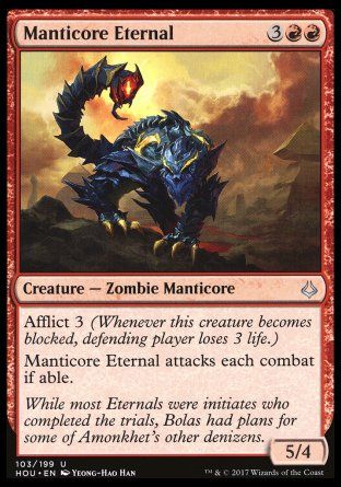 Manticore Eternal (Hour of Devastation) Trading Card