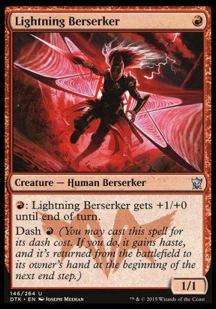 Lightning Berserker (Dragons of Tarkir) Trading Card