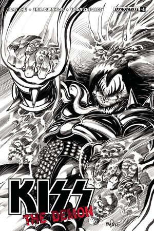 KISS: The Demon #4 (Cover F 15 Copy Mandrake B&w I)