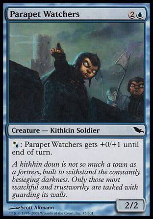 Parapet Watchers (Shadowmoor) Trading Card