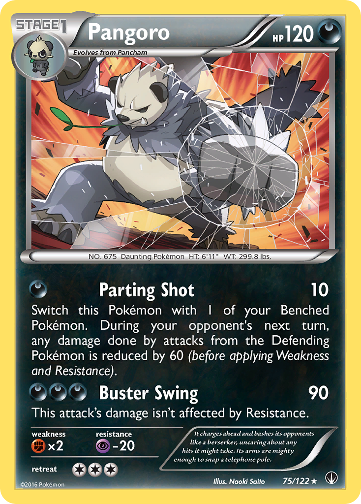 Pangoro (75/122) - BREAKpoint Pokémon Card