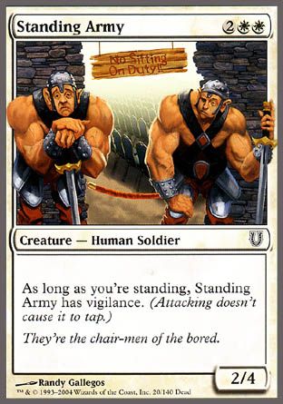 Standing Army (Unhinged) Trading Card