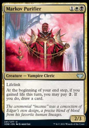 Markov Purifier (Innistrad: Crimson Vow) Trading Card