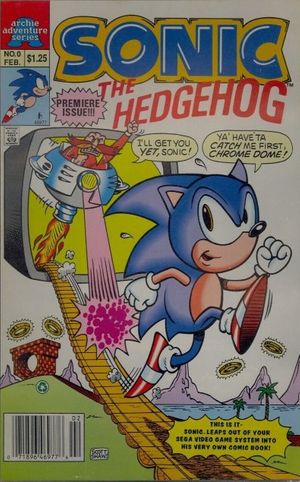 Sonic The Hedgehog Mini-Series #0 (Newsstand Edition)