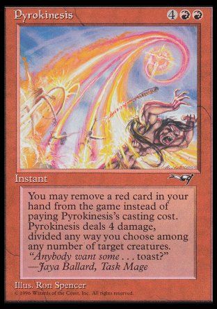 Pyrokinesis (Alliances) Trading Card