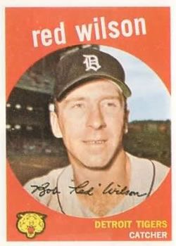 Red Wilson 1959 Topps #24 Sports Card