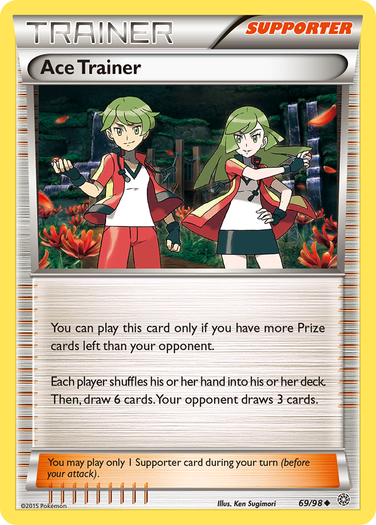 Ace Trainer (Trainer: Supporter) (69/98) - Ancient Origins Pokémon Card