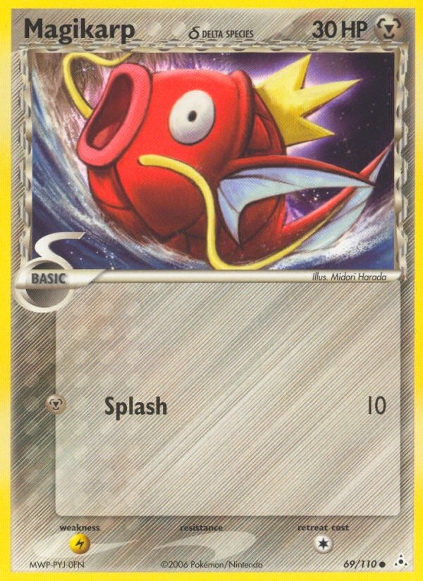 Magikarp δ (69/110) - Holon Phantoms Pokémon Card