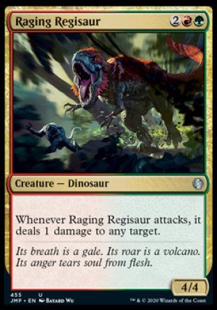 Raging Regisaur (Jumpstart) Trading Card