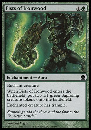 Fists of Ironwood (MTG Commander) Trading Card