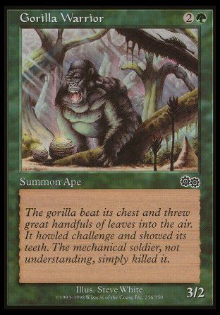 Gorilla Warrior (Urza's Saga) Trading Card