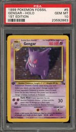 Gengar (5/62) - Fossil (1st Edition)