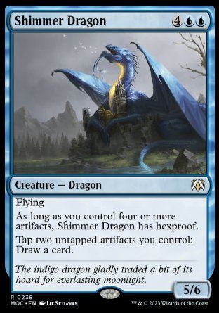 Shimmer Dragon (March of the Machine Commander Decks) Trading Card