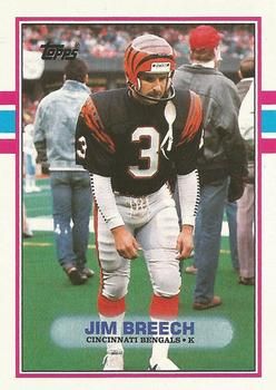 Jim Breech 1989 Topps #39 Sports Card
