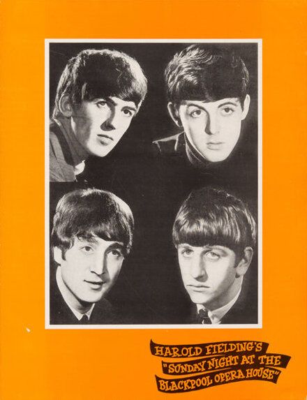 The Beatles Blackpool Opera House PROG 1964 Concert Poster