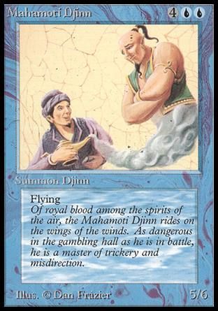 Mahamoti Djinn (Beta) Trading Card