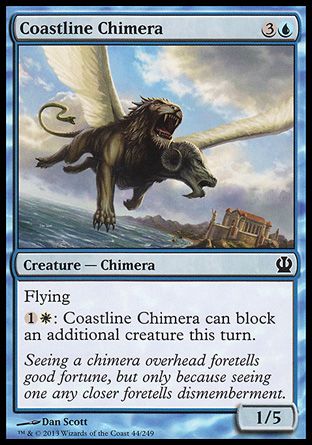 Coastline Chimera (Theros) Trading Card