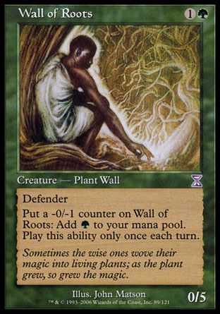 Wall of Roots (Time Spiral) Trading Card