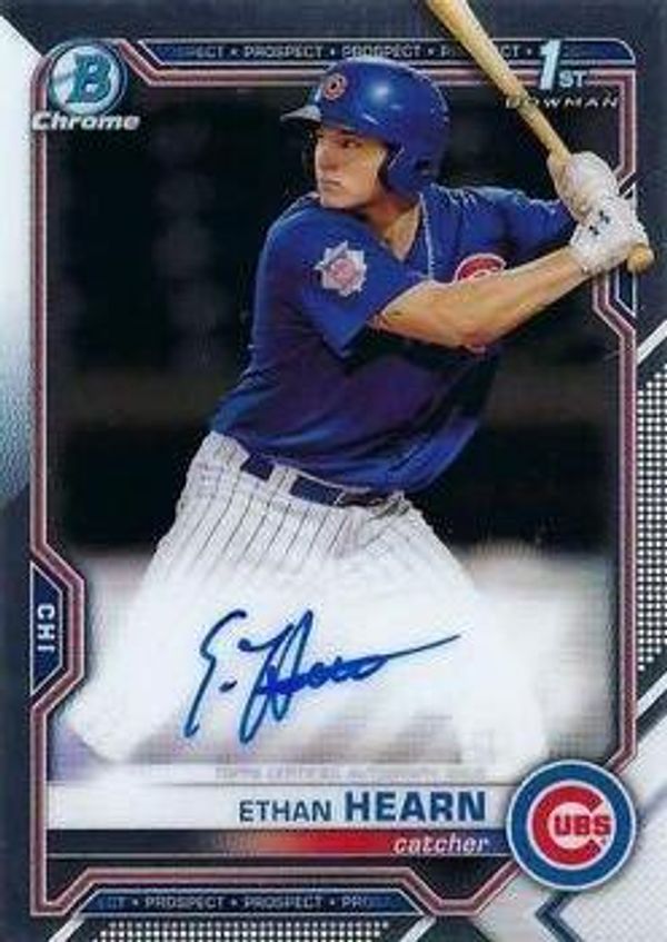 Ethan Hearn 2021 Bowman Chrome - Prospect Autographs Baseball #CPA-EH