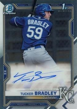 Tucker Bradley 2021 Bowman Chrome - Prospect Autographs Baseball #CPA-TB Sports Card