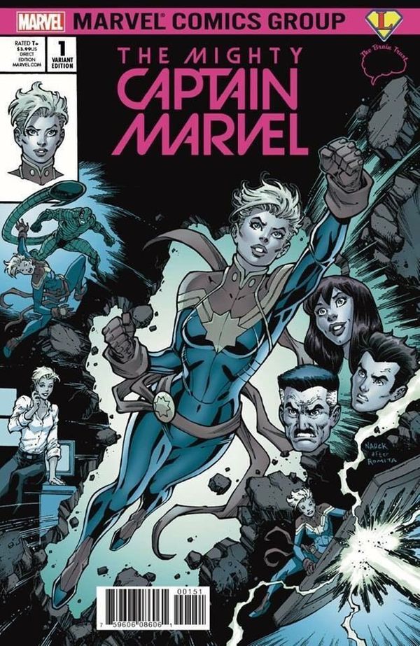 Mighty Captain Marvel  #1 (The Brain Trust Edition B)