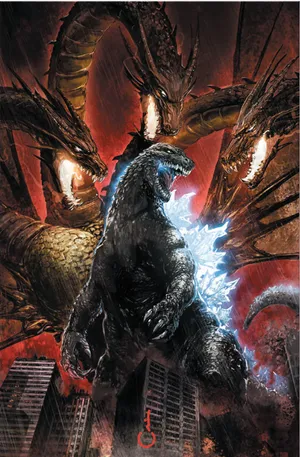 Godzilla Rivals Vs King Ghidorah Oneshot #1 (Black Flag Comics Edition)