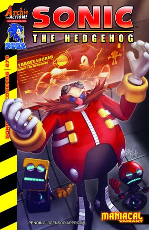 Sonic The Hedgehog #278 (Variant Cover B Knight)