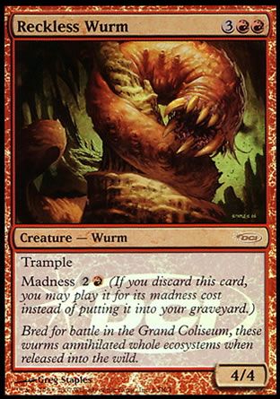 Reckless Wurm (Gateway) Trading Card