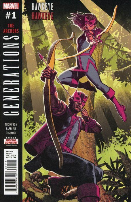 Generations: Hawkeye & Hawkeye #1 Comic