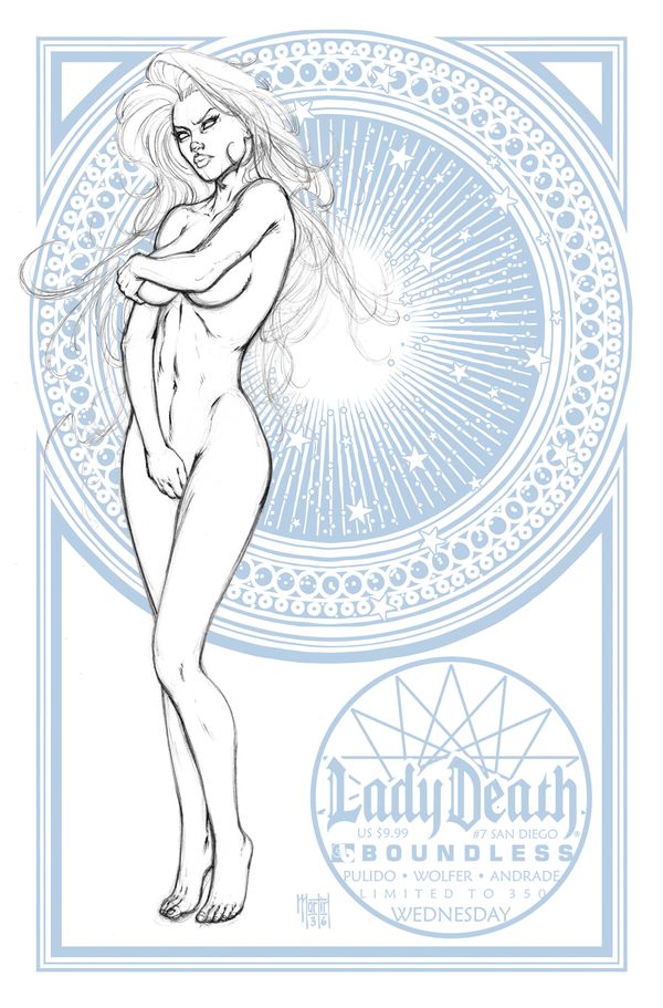 Lady Death (ongoing) #7 (San Diego Wed)