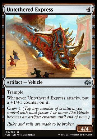 Untethered Express (Aether Revolt) Trading Card