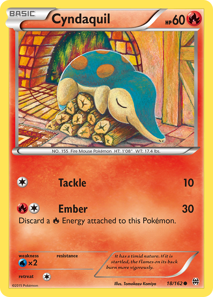 Cyndaquil (18/162) - BREAKthrough Pokémon Card