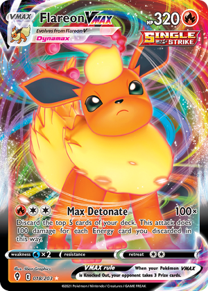 Flareon VMAX (18/203) - Evolving Skies