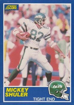 Mickey Shuler 1989 Score #53 Sports Card