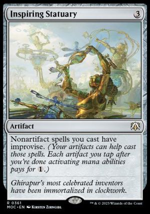 Inspiring Statuary (March of the Machine Commander Decks)