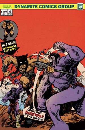 Fire And Ice Darkwolf #4 (Cvr P Inc 1:10 Robert Hack Virgin Variant)
