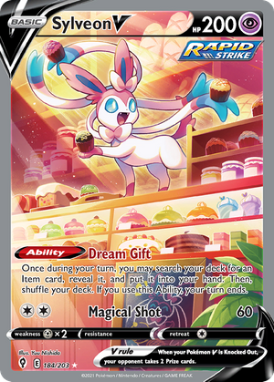 Sylveon V (184/203) - Evolving Skies