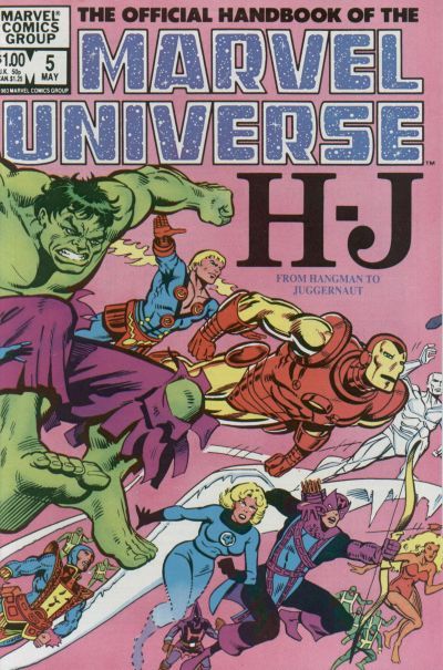 The Official Handbook of the Marvel Universe #5 Comic
